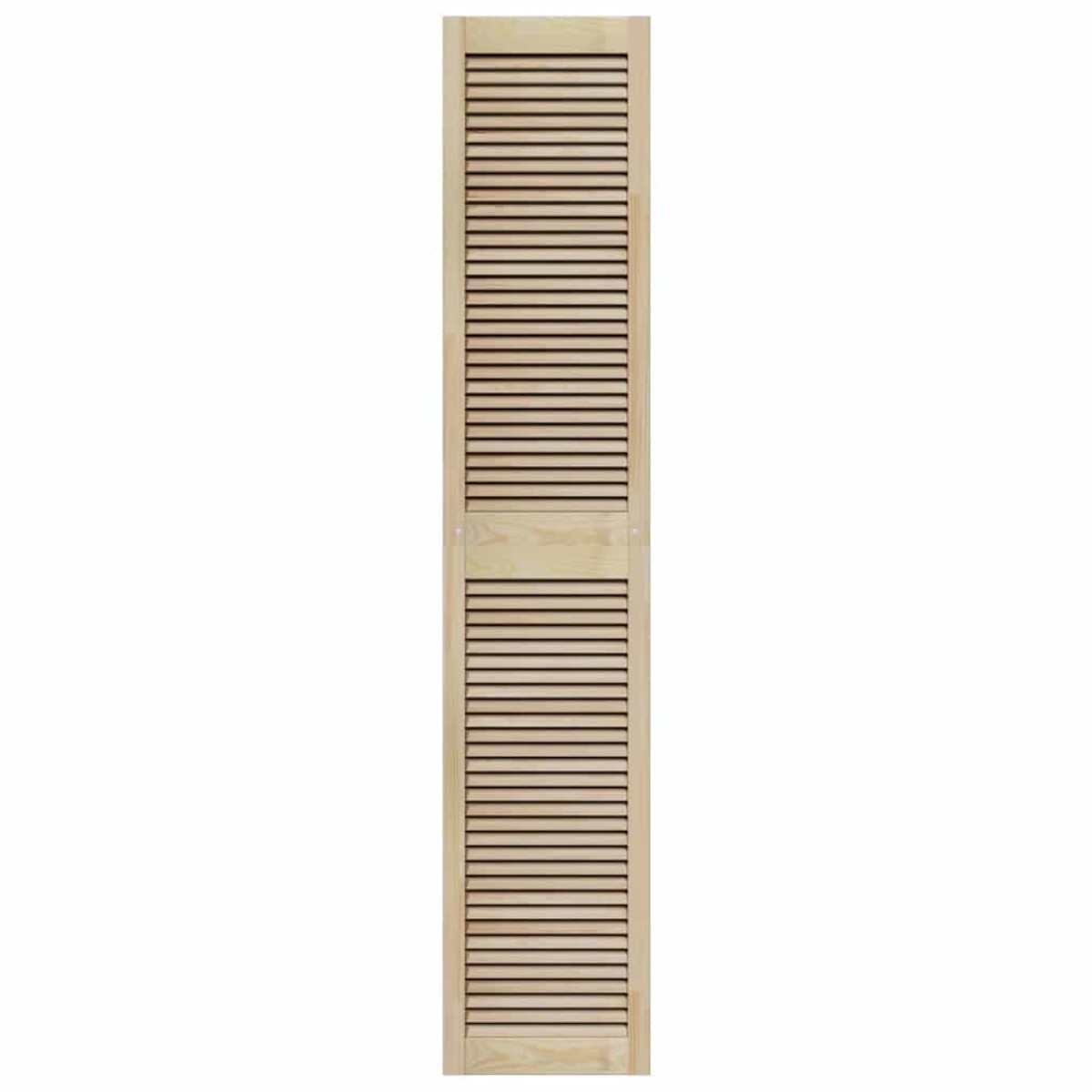 vidaXL Πόρτα Ντουλάπας Φυσικό 201 x 2,1 x 39,5 cm Στερεά ξυλεία πεύκου