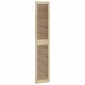 vidaXL Πόρτα Ντουλάπας Φυσικό 201 x 2,1 x 39,5 cm Στερεά ξυλεία πεύκου