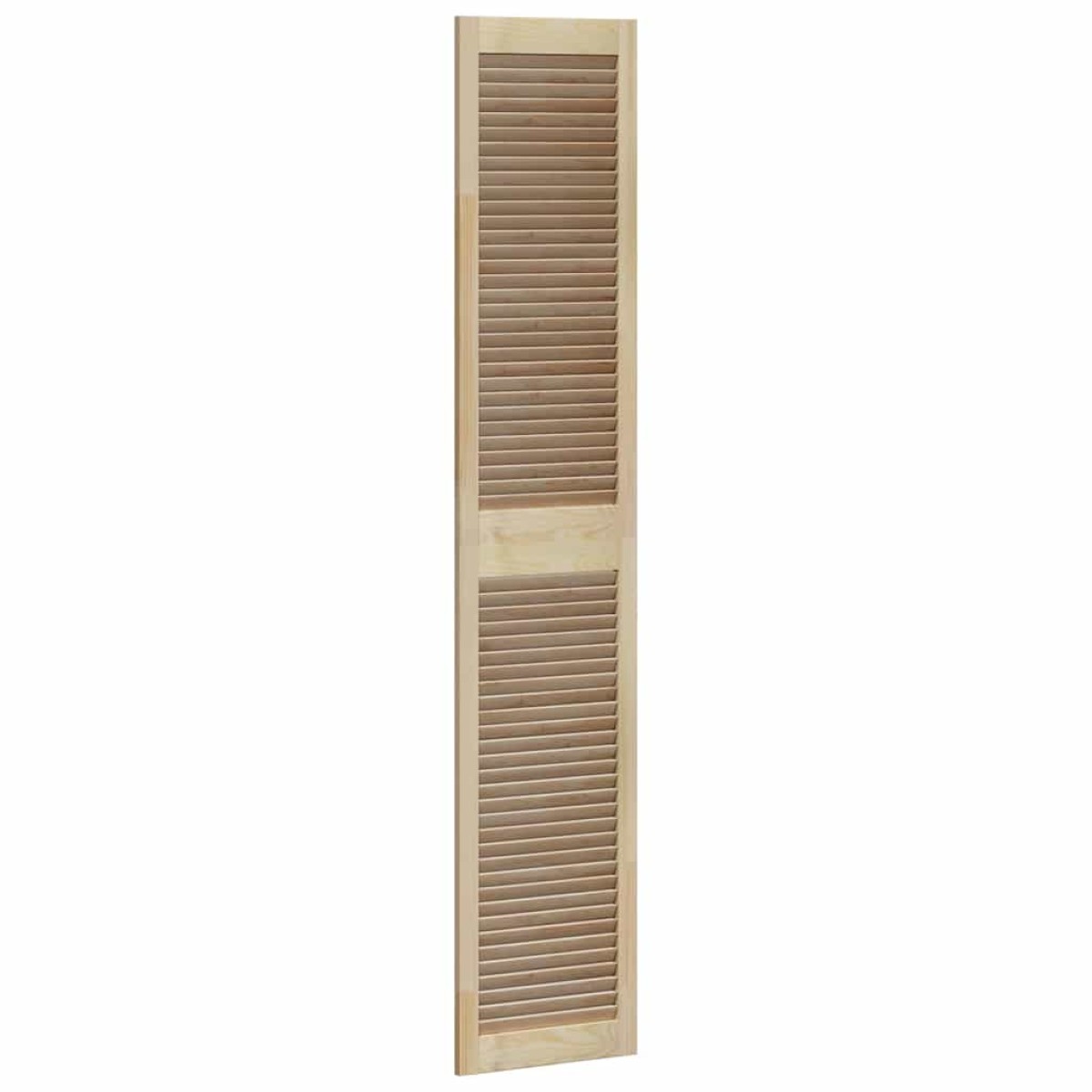 vidaXL Πόρτα Ντουλάπας με πόρτα 2 τμχ. Φυσικό 201 x 2,1 x 39,5 cm