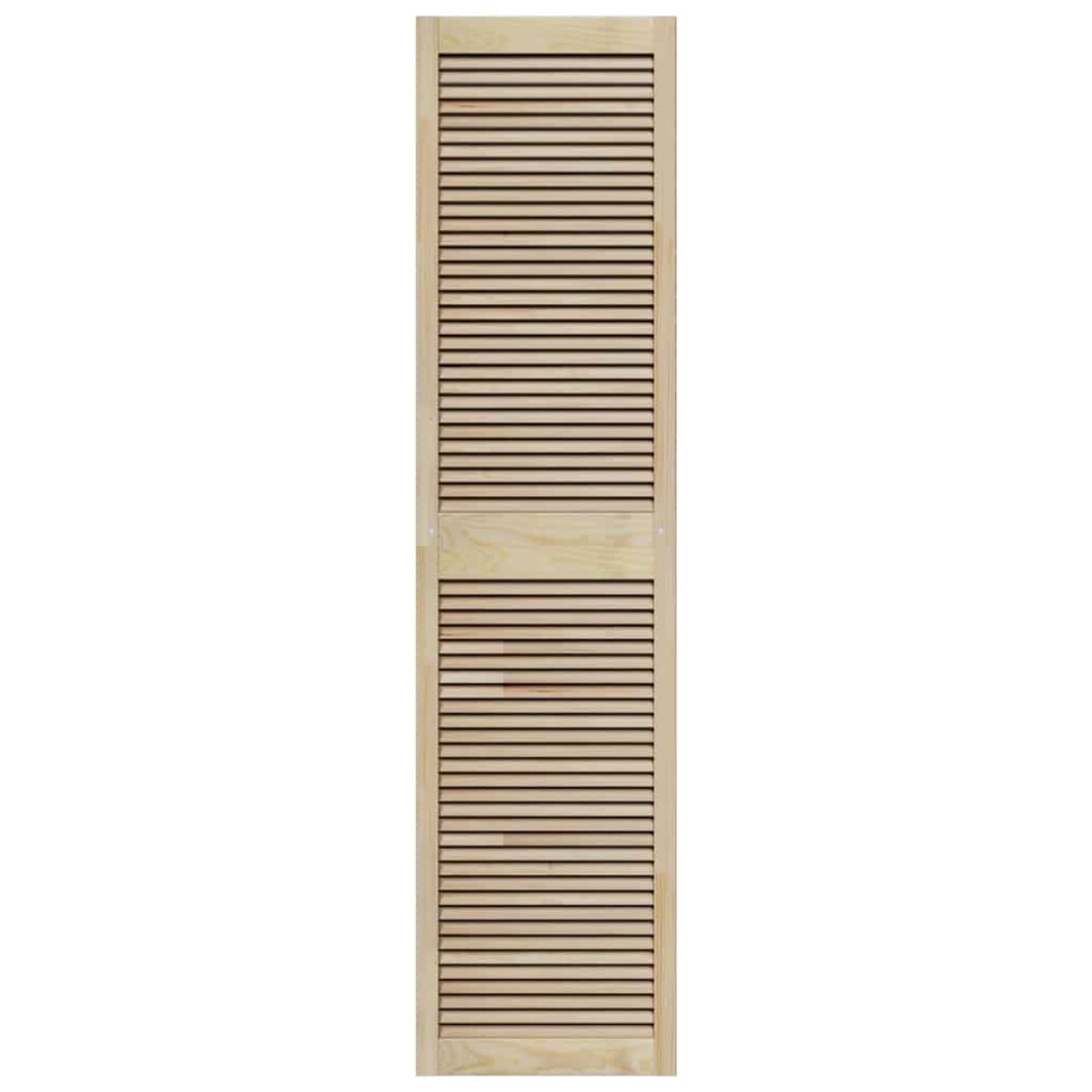 vidaXL Πόρτα Ντουλάπας με πόρτα 2 τμχ. Φυσικό 201 x 2,1 x 49,5 cm