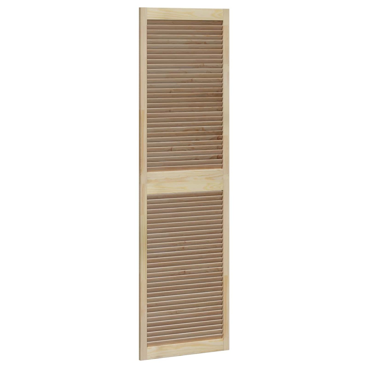 vidaXL Πόρτα Ντουλάπας με πόρτα 2 τμχ. Φυσικό 201 x 2,1 x 59,5 cm