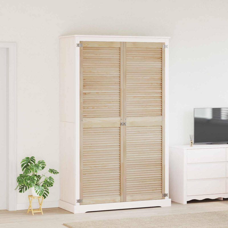 vidaXL Πόρτα Ντουλάπας με πόρτα 2 τμχ. Φυσικό 201 x 2,1 x 59,5 cm