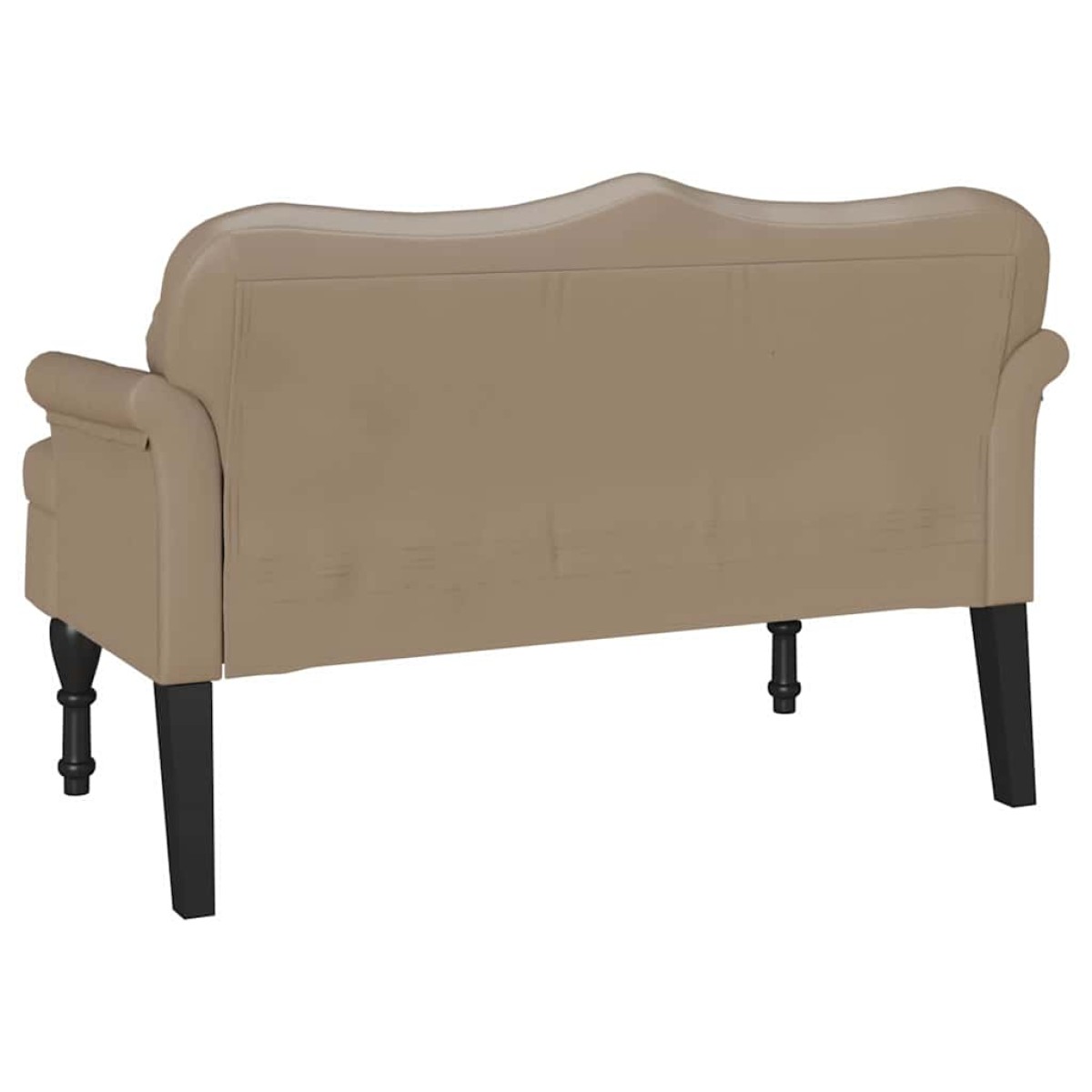 vidaXL Καναπές Chesterfield Καπουτσίνο 120,5 x 65 x 75 εκ.