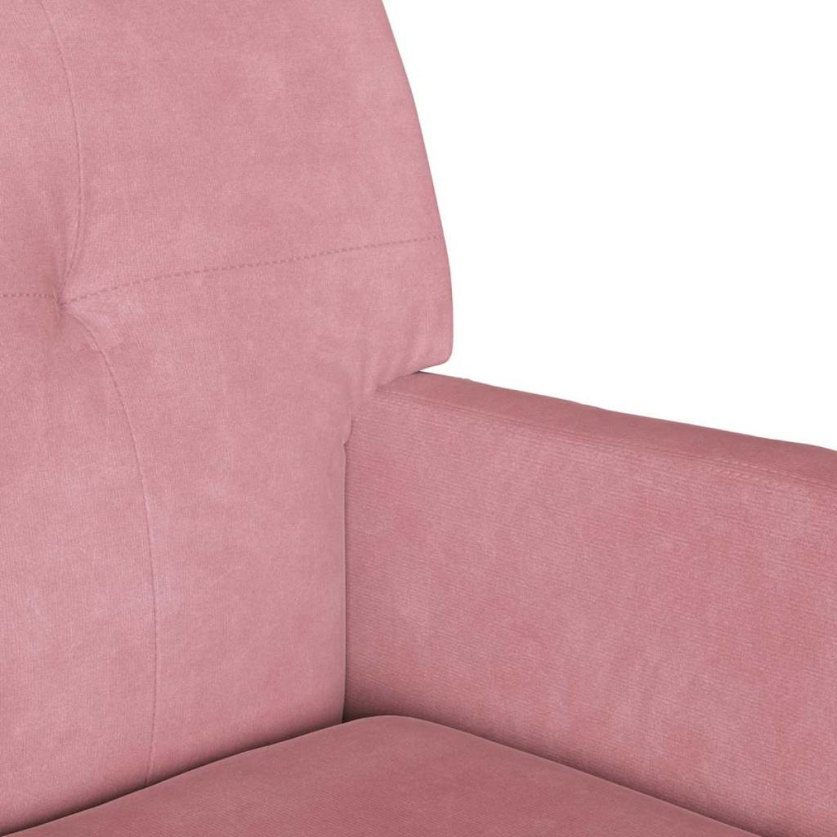 vidaXL Καναπές Chesterfield Ροζ 112 x 65,5 x 75 εκ. Βελούδο