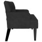 vidaXL Καναπές Chesterfield Μαύρο 112 x 65,5 x 75 εκ. Βελούδο