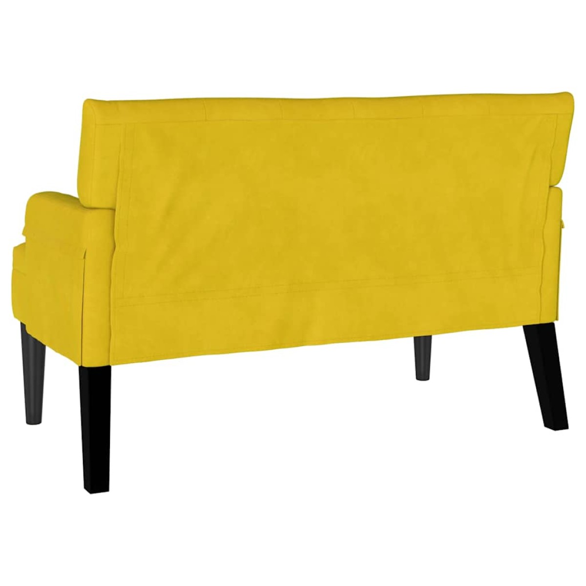 vidaXL Καναπές Chesterfield Κίτρινο 112 x 65,5 x 75 εκ. Βελούδο