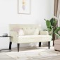 vidaXL Καναπές Chesterfield Κρεμ 112 x 65,5 x 75 εκ. Βελούδο