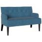 vidaXL Καναπές Chesterfield Μπλε 112 x 65,5 x 75 εκ. Βελούδο
