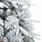 vidaXL Τεχνητό Χριστουγεννιάτικο Δέντρο με Χιόνι με βάση Λευκό 150 cm