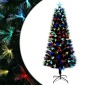 vidaXL Τεχνητό Χριστουγεννιάτικο Δέντρο με 250 LED Πράσινο 210 cm PVC