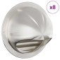 vidaXL Καπάκια Αερισμού 8 τμχ. Ασημί 150 mm Ανοξείδωτο ατσάλι