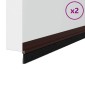 vidaXL Αυτοκόλλητες σφραγίδες πόρτας 2 τμχ. 100 cm Αλουμινένιο Κράμα