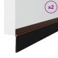 vidaXL Αυτοκόλλητες σφραγίδες πόρτας 2 τμχ. 100 cm Αλουμινένιο Κράμα