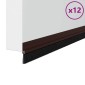 vidaXL Αυτοκόλλητες σφραγίδες πόρτας 12 τμχ. 100 cm Αλουμινένιο Κράμα