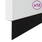 vidaXL Αυτοκόλλητες σφραγίδες πόρτας 12 τμχ. 100 cm Αλουμινένιο Κράμα
