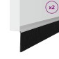 vidaXL Αυτοκόλλητες σφραγίδες πόρτας 2 τμχ. 100 cm Αλουμινένιο Κράμα