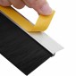 vidaXL Αυτοκόλλητες σφραγίδες πόρτας 12 τμχ. 100 cm Αλουμινένιο Κράμα