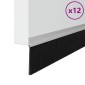 vidaXL Αυτοκόλλητες σφραγίδες πόρτας 12 τμχ. 100 cm Αλουμινένιο Κράμα
