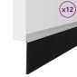 vidaXL Αυτοκόλλητες σφραγίδες πόρτας 12 τμχ. 100 cm Αλουμινένιο Κράμα