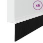 vidaXL Αυτοκόλλητες σφραγίδες πόρτας 6 τμχ. 100 cm Αλουμινένιο Κράμα