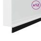 vidaXL Αυτοκόλλητες σφραγίδες πόρτας 12 τμχ. 100 cm Αλουμινένιο Κράμα