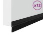 vidaXL Αυτοκόλλητες σφραγίδες πόρτας 12 τμχ. 100 cm Αλουμινένιο Κράμα