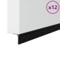 vidaXL Αυτοκόλλητες σφραγίδες πόρτας 12 τμχ. 100 cm Αλουμινένιο Κράμα