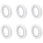 vidaXL Ταινίες Μάσκας για Ζωγράφους 6 τμχ. Λευκό 19mm x 50m Χαρτί