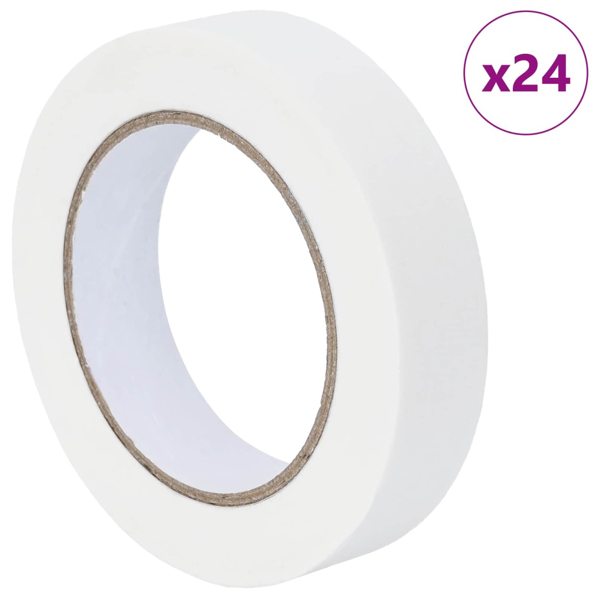vidaXL Ταινίες Μάσκας για Ζωγράφους 24 τμχ. Λευκό 25mm x 50m Χαρτί