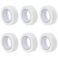vidaXL Ταινίες Μάσκας για Ζωγράφους 6 τμχ. Λευκό 38mm x 50m Χαρτί