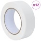 vidaXL Ταινίες Μάσκας για Ζωγράφους 12 τμχ. Λευκό 38mm x 50m Χαρτί