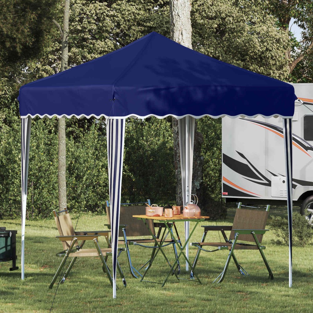 vidaXL Αυτοσχέδιο Μόρφωση 195 x 195 x 245 εκ. Μπλε Ύφασμα Όξφορντ
