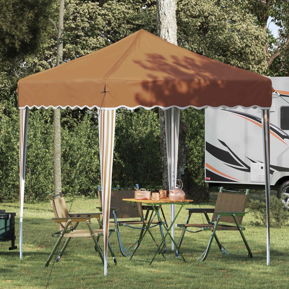 vidaXL Αυτοσχέδιο Μόρφωση 195 x 195 x 245 εκ. Μπεζ Ύφασμα Όξφορντ