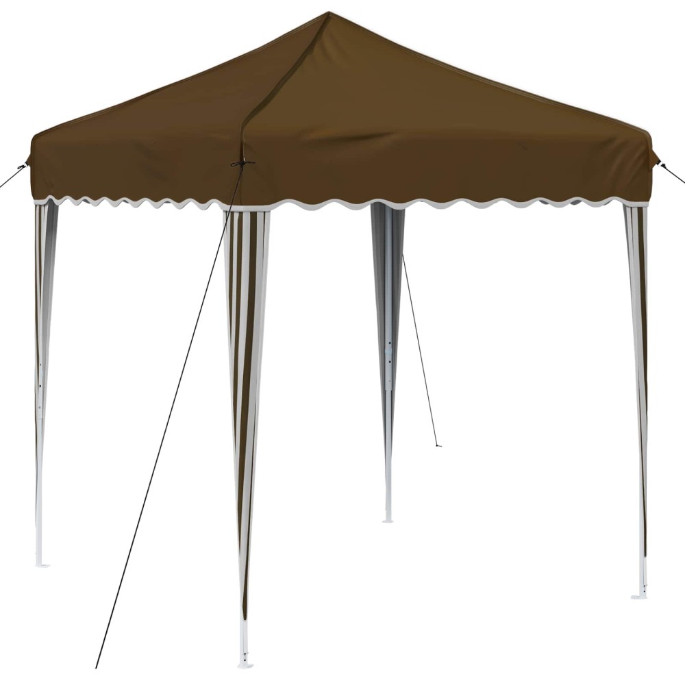 vidaXL Αυτοσχέδιο Μόρφωση 195 x 195 x 245 εκ. Taupe Ύφασμα Όξφορντ
