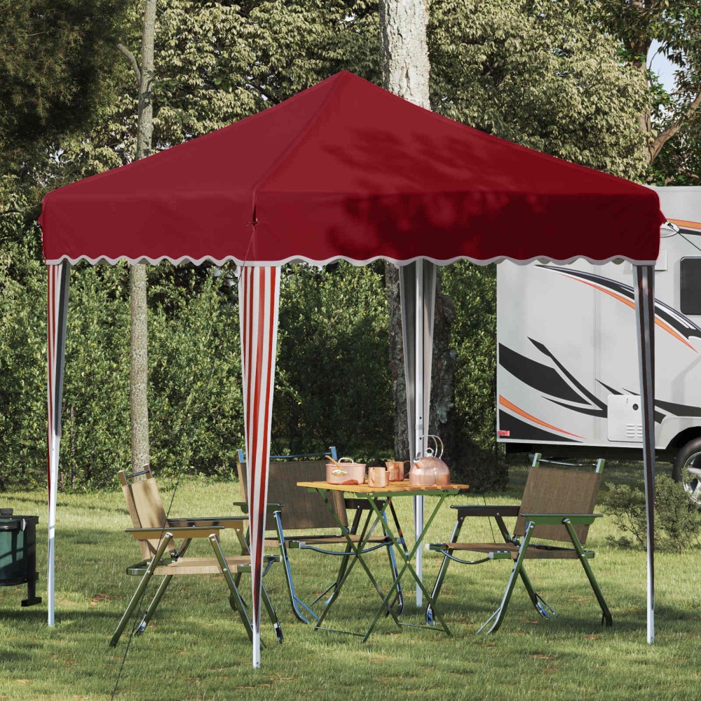 vidaXL Αυτοσχέδιο Μόρφωση 195 x 195 x 245 εκ. Μπορντό Ύφασμα Όξφορντ