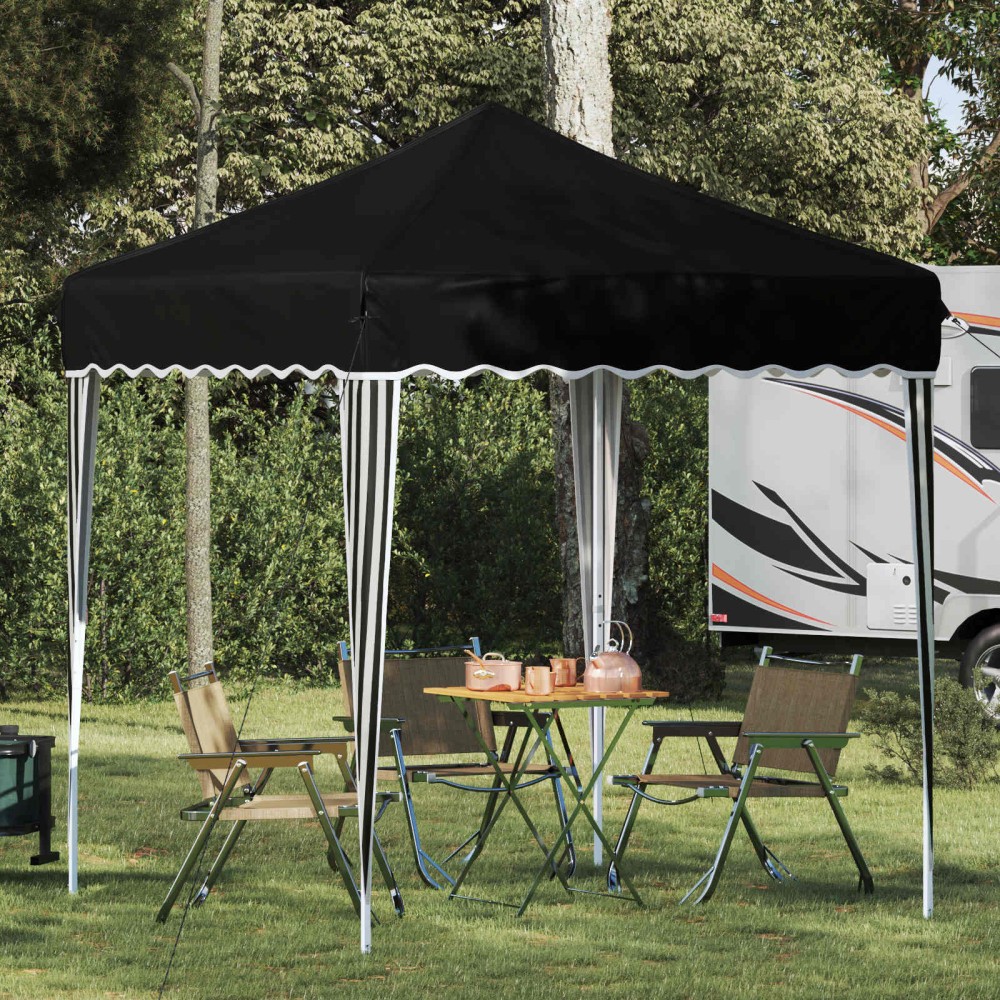 vidaXL Αυτοσχέδιο Μόρφωση 195 x 195 x 245 εκ. Μαύρο Ύφασμα Όξφορντ