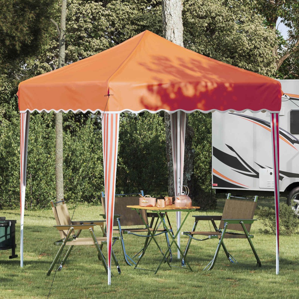 vidaXL Αυτοσχέδιο Μόρφωση 195 x 195 x 245 εκ. Πορτοκαλί Ύφασμα Όξφορντ