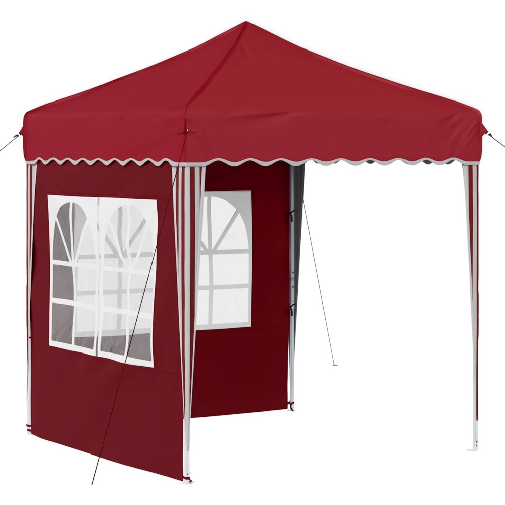 vidaXL Αυτοσχέδιο Μόρφωση 195 x 195 x 245 εκ. Μπορντό Ύφασμα Όξφορντ
