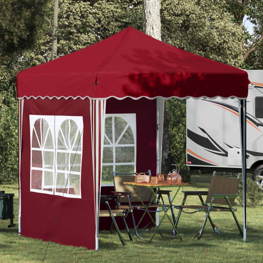 vidaXL Αυτοσχέδιο Μόρφωση 195 x 195 x 245 εκ. Μπορντό Ύφασμα Όξφορντ