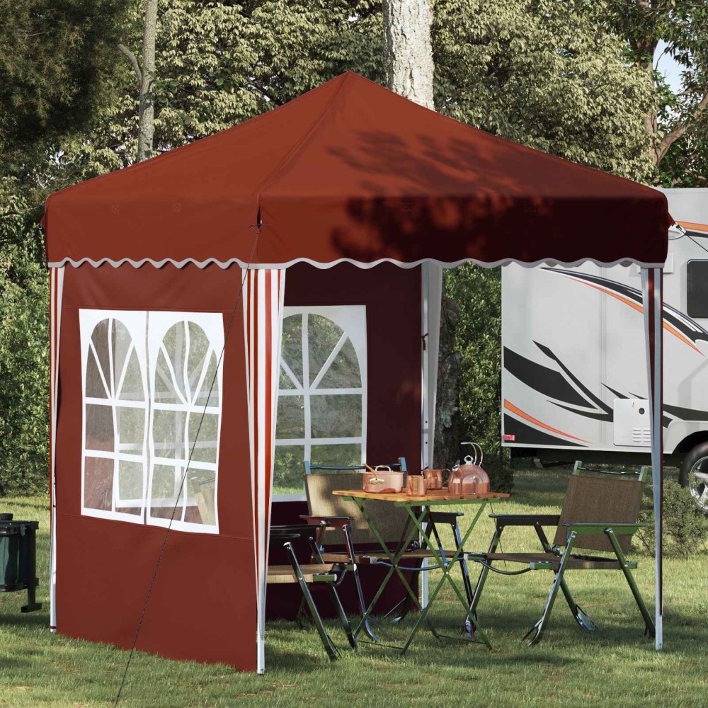 vidaXL Αυτοσχέδιο Μόρφωση 195 x 195 x 245 εκ. Τερακότα Ύφασμα Όξφορντ