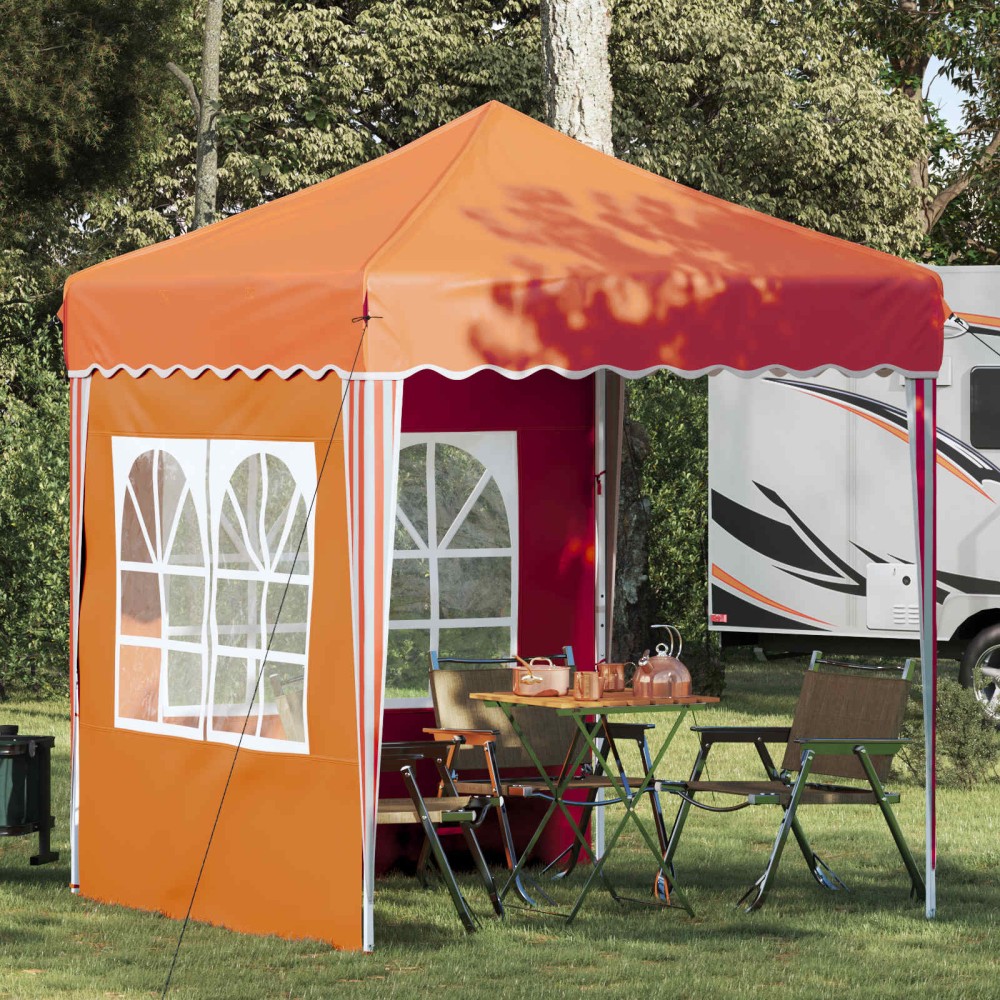 vidaXL Αυτοσχέδιο Μόρφωση 195 x 195 x 245 εκ. Πορτοκαλί Ύφασμα Όξφορντ