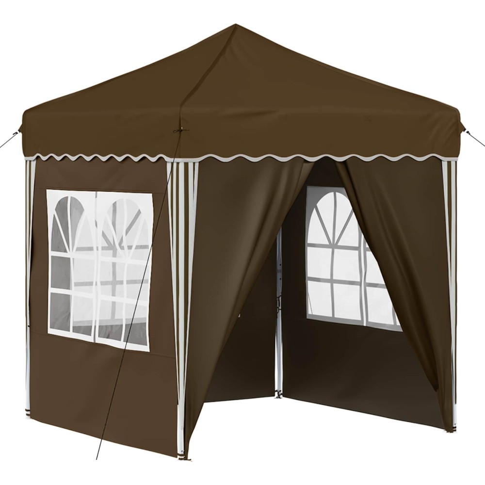 vidaXL Αυτοσχέδιο Μόρφωση 195 x 195 x 245 εκ. Taupe Ύφασμα Όξφορντ