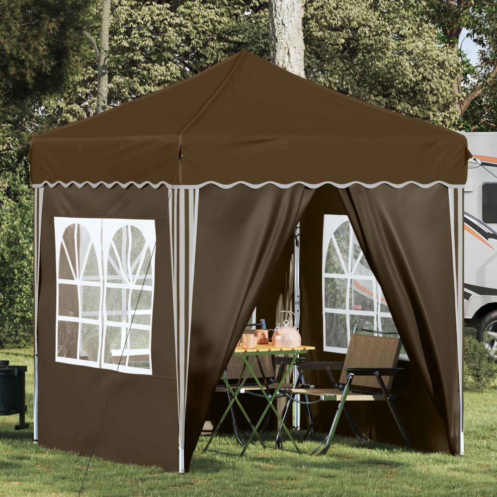 vidaXL Αυτοσχέδιο Μόρφωση 195 x 195 x 245 εκ. Taupe Ύφασμα Όξφορντ
