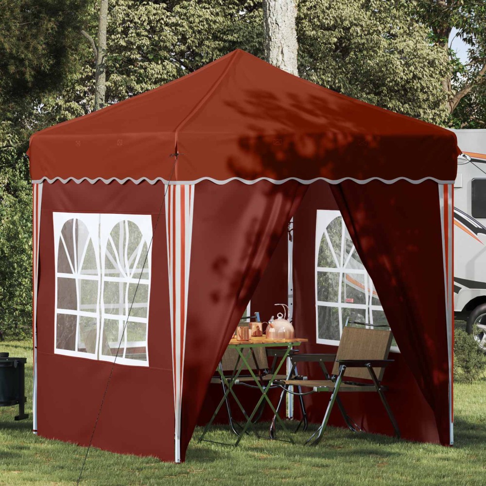 vidaXL Αυτοσχέδιο Μόρφωση 195 x 195 x 245 εκ. Τερακότα Ύφασμα Όξφορντ