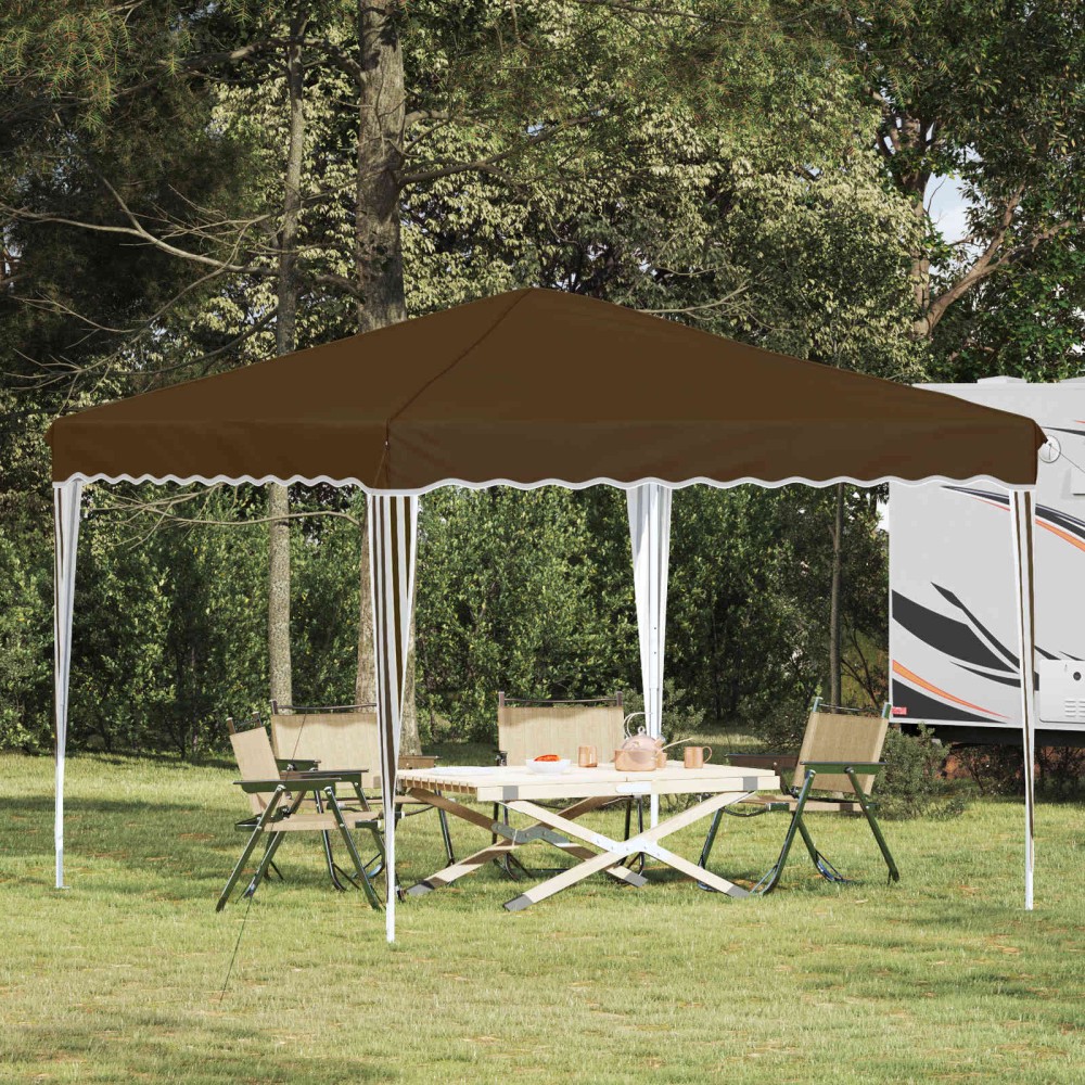 vidaXL Αυτοσχέδιο Μόρφωση 288 x 288 x 245 εκ Taupe Ύφασμα Όξφορντ