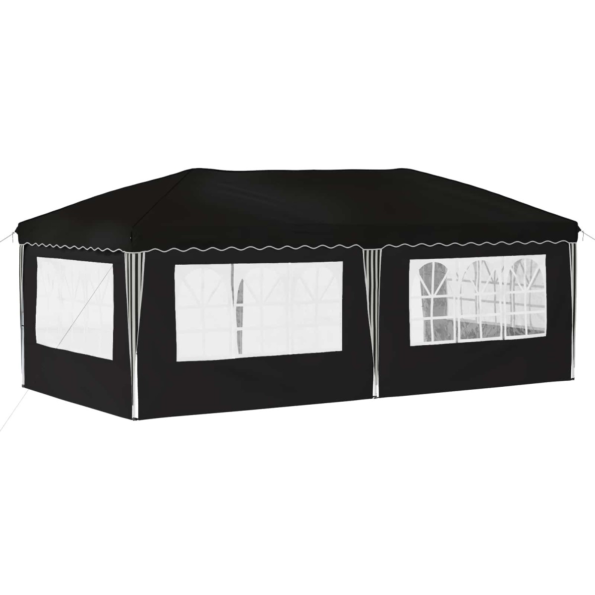 vidaXL Αυτοσχέδιο Μόρφωση 575 x 289 x 245 εκ Μαύρο