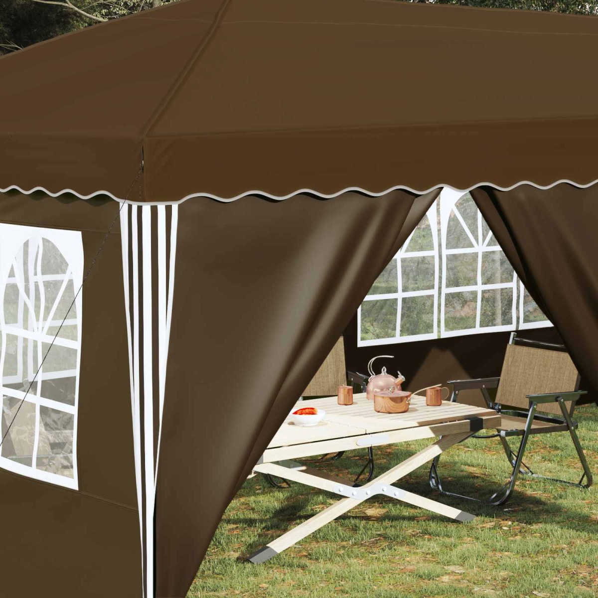 vidaXL Αυτοσχέδιο Μόρφωση 575 x 288 x 245 εκ Taupe