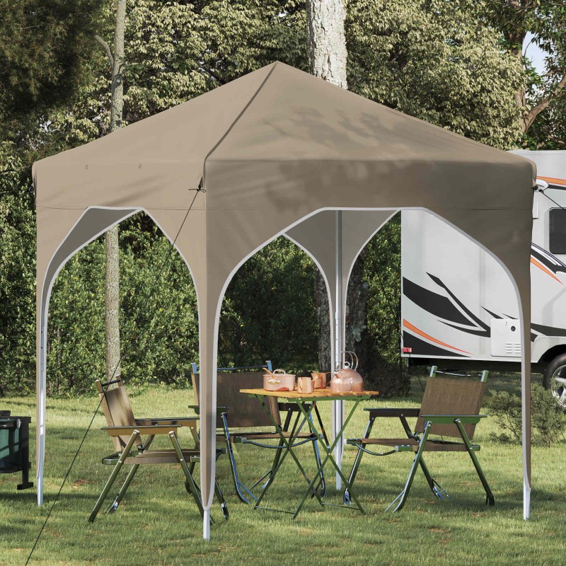 vidaXL Αυτοσχέδιο Μόρφωση 194 x 194 x 245 εκ. Κρεμ