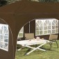 vidaXL Αυτοσχέδιο Μόρφωση 575 x 288 x 245 εκ Taupe Ύφασμα Όξφορντ