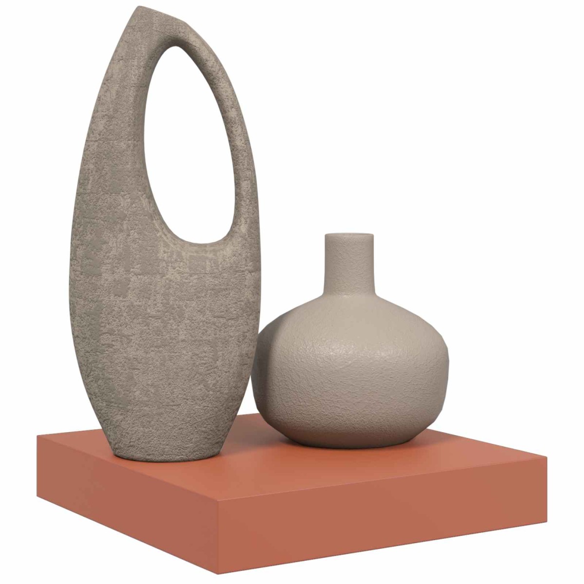 vidaXL Ράφι Τοίχου Επιτοίχιο Κόκκινο 23 x 23,5 x 3,8 cm